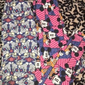 Lularoe soft Disney leggings Tween size 10/12